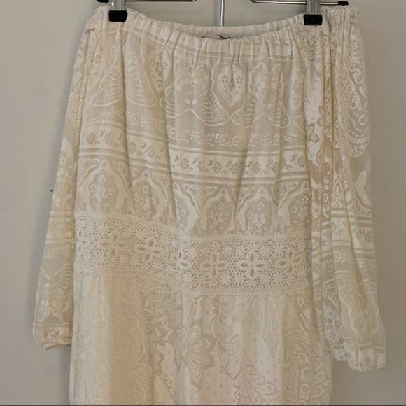 Anthropologie Off The Shoulder Jumpsuit - Picture 6 of 8